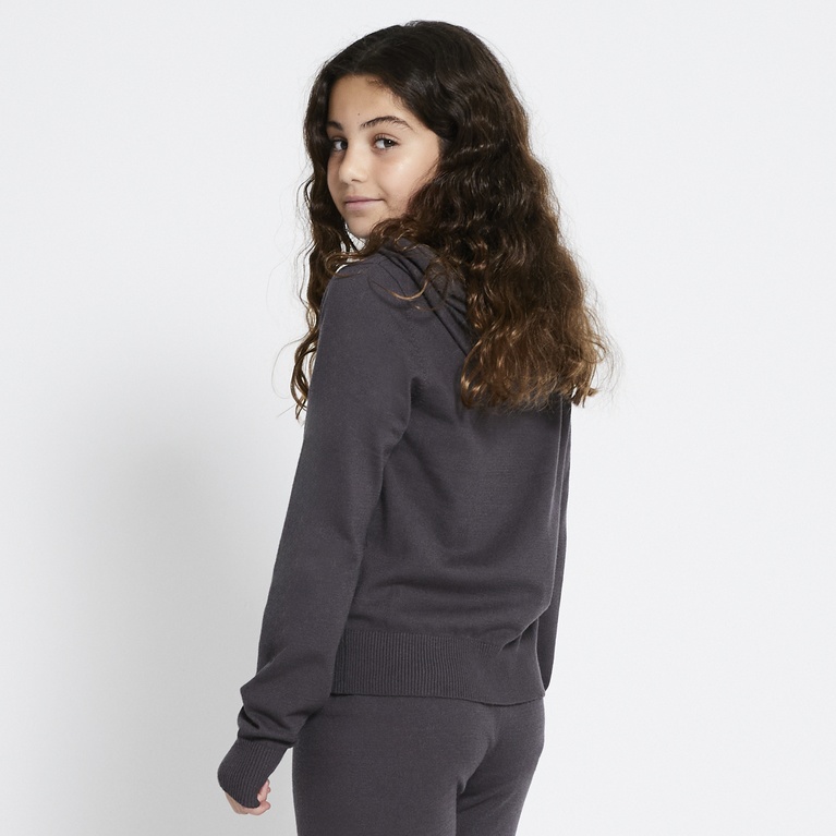 Knit zip hoodie "Jennifer star"